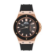 Slazenger Black Dial Unisex Analog Watch- SL096572105 (M)