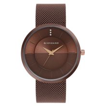Giordano Men Brown Dial Analog Casual Watch - GD-1166