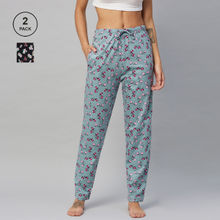C9 Airwear Women's Floral Print Pyjama Pack of 2 - Multi-Color
