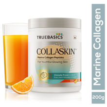 TrueBasics Collaskin Orange Flavour Marine Collagen Peptides For Youthful Glowing Skin