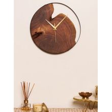 Wewood Stylish Wooden Wall Clock Acacia Wood