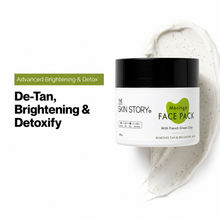 The Skin Story Moringa Face Pack For Deep Cleansing Removes Tan Blackheads Dead Skin, Tightens Pores
