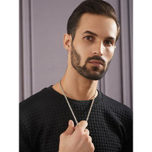 Aatmana Men Brass Silver-Plated Chain