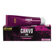 Streax Professional Canvoline Hair Straightening Kit Mild