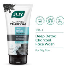 Joy Activated Charcoal Face Wash For Oily Skin To Controls Oil & Removes Dirt & Blackheads
