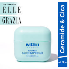 Within Beauty Ceramide & Cica Extract Sleeping Mask, Barrier Reset Calming Sleeping Mask