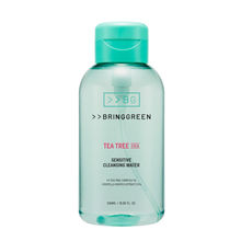 BRING GREEN Tea Tree Cica Sensitive Cleansing Water, Micellar Oil Formula Removes Makeup