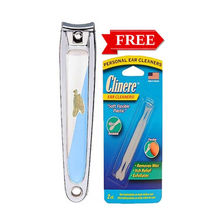 Feather Nail Clippers Small 66mm (2.6) Blue with Free Clinere Ear Cleaners 2Pcs
