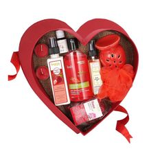 BodyHerbals Strawberry Bath and Body Spa Hamper Kit- Gift Sets & Combos for Women & Men