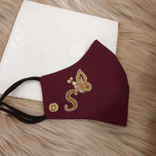 Diya Aswani Marshella Personalised Mask Letter S with Butterfly(1 pcs)