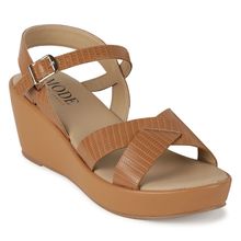 Mode By Red Tape Women Tan Wedges