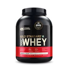 Optimum Nutrition (ON) Gold Standard 100% Whey Protein Powder Cookies & Cream - 5Lbs