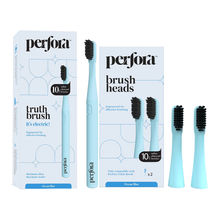 Perfora Electric Toothbrush - Ocean Blue + Brush Head Refill Combo