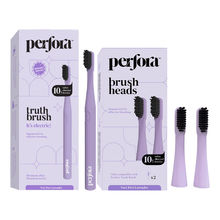 Perfora Electric Toothbrush - Veri Peri Lavender + Brush Head Refill Combo