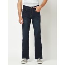 CRIMSOUNE CLUB Men Dark Blue Boot Cut Jeans