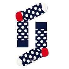 Happy Socks Big Dot Sock - Navy Blue