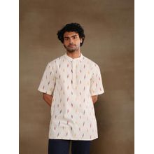 Fabindia Natural Cotton Ikat Short Kurta