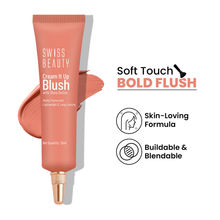 Swiss Beauty Cream It Up Blusher With Shea Butter , Multi-Functional , Matte Finish