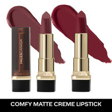 Faces Canada Festive Hues Comfy Matte Creme Lipstick Combo - Oh So Serious & Over And Out