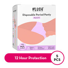 Plush Disposable Overnight M-L Period Panties For Women for Heavy Flow