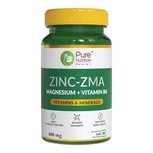 Pure Nutrition Zinc-ZMA Zinc Tablets For Immunity and Muscle Strength