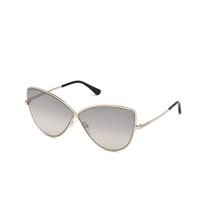 Tom Ford FT0569 65 28c Iconic Oversized Shapes In Premium Metal Sunglasses