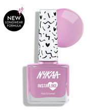 Nykaa InstaLike Long Lasting Nail Enamel - Lilac You 479