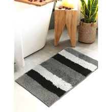 HOSTA HOMES Water Absorbant Anti Skid Multipurpose Mat By Hosta Homes Grey