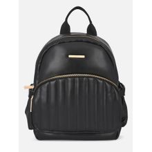IRTH Quilted Black Backpack