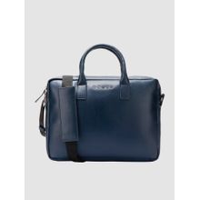 Cross Volt Premium Vegan Leather Navy Blue Slim Messenger Bag