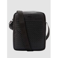 Police Black Faux Leather Steven Body Bag