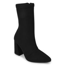 Truffle Collection Black Solid Boots