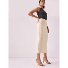 The Label Life Beige Maxi Skirt