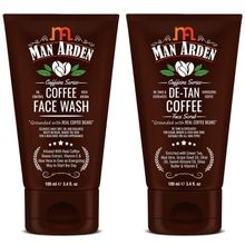 Man Arden Anti Pollution Kit With Coffee Face Wash & De Tan Coffee Scrub (100ml each)