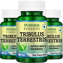 Morpheme Remedies Tribulus Terrestris Capsules -supports Mood & Performance Gokshura Extract