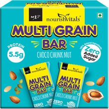 Nourish Vitals Multigrain Choco Chunk Nuts Bar