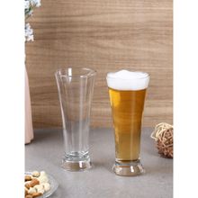 Uniglass Pilsner Beer Glass Set, 295ml, Set Of 6, Transparent