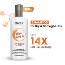 Streax Professional Vitariche Care Repair Max Shampoo For Dry, Damaged Hair