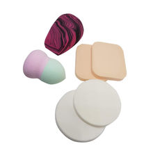 Bronson Professional 6 In 1 Makeup Blend Sponge Set And Applicator Puff Set(Color & Shape May Vary)