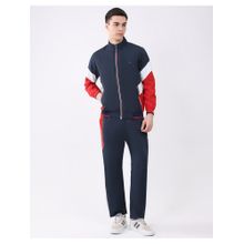 Monte Carlo Men's Full Sleeve Navy Blue Sweatshirt with Track Pant