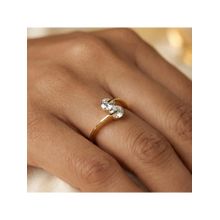 Nuyug Women Lusty Dazzle Adjustable Solitaire Ring