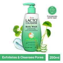 Lacto Calamine 1% Salicylic Acid Body Wash, Shower Gel For Body Acne, Rough & Bumpy Skin