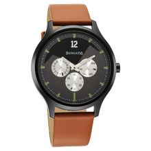 Sonata IAF 7140NL02 Grey Dial Analog watch for Men