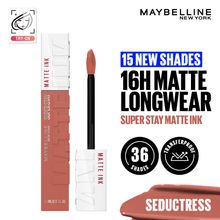 Maybelline New York Super Stay Matte Ink Liquid Lipstick, Lasts Up to 16 Hours - 65 Seductress