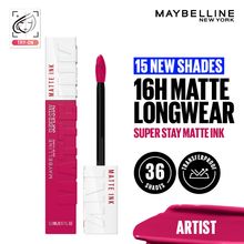 Maybelline New York Super Stay Matte Ink Liquid Lipstick, Lasts Up to 16 Hours - 120 Artist