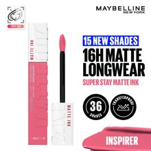 Maybelline New York Super Stay Matte Ink Liquid Lipstick, Lasts Up to 16 Hours - 125 Inspirer