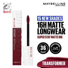 Maybelline New York Super Stay Matte Ink Liquid Lipstick, Lasts Up to 16 Hours - 230 Transformer