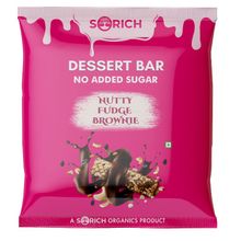 Sorich Organics Dessert Nutty Fudge Brownie Bar With High Energy Nutrition - Pack Of 16