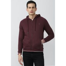 Van Heusen Sport Mens Solid Maroon Sweatshirt