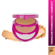Coloressence Twinglow 2-In-1 Cake Foundation & Compact Powder With Free Application Puff